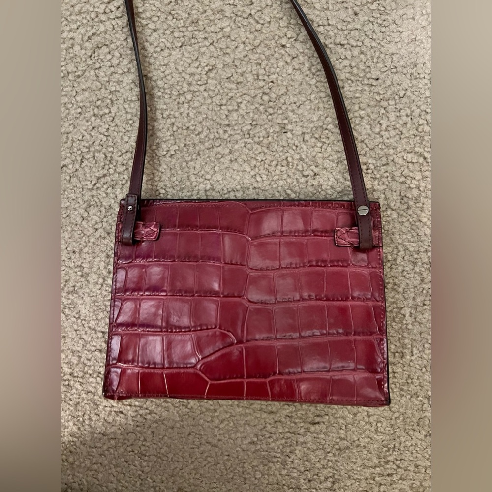 Vince red handbag / purse